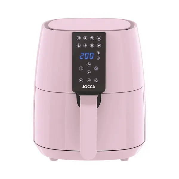 Jocca Heißluftfritteuse Sweet Line, 3, 8L Fritteuse, 1450W, 8 Programme, Led Touchscreen, Timer, Rosa thumbnail