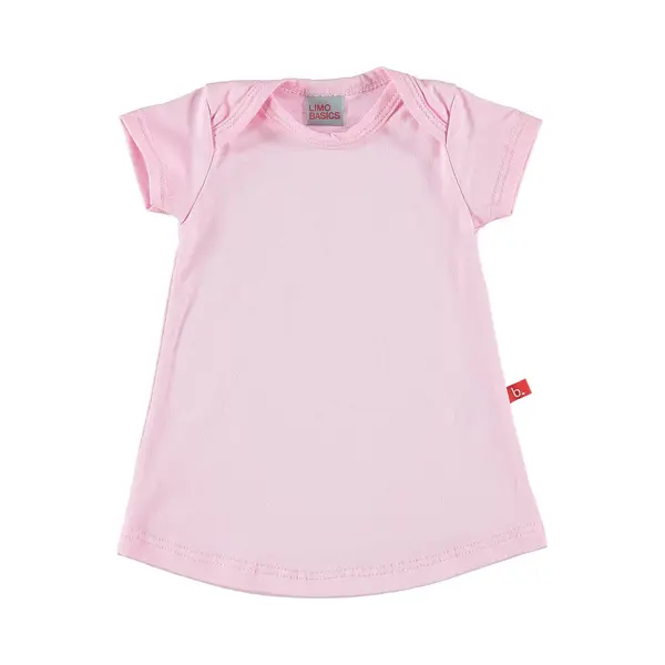 Limobasics Jurkje Zomer Roze Maat 74-80 Biologisch Katoen thumbnail