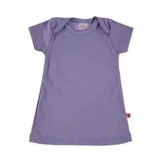 Limobasics Jurk Korte Mouw Biologisch Katoen 62-68 Lila