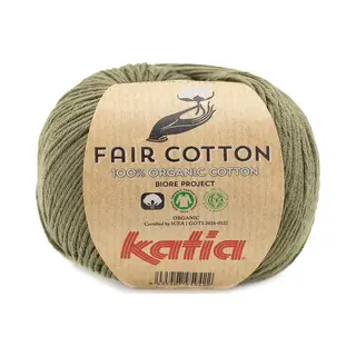 Katia Fair Cotton - 36 Kakigroen - Biologisch Katoengaren