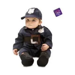 Mom Politiebabykostuum Bruin 7-12 Months