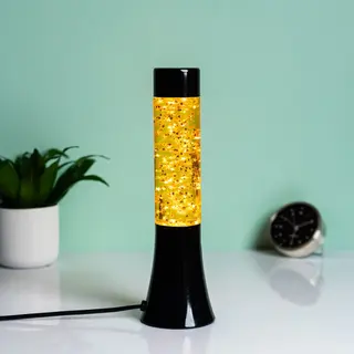 Fisura Lavalampes Magma/Effekt Metall 40 Cm Flüssigkeit Metall Und Glas (Sterne, Mini)