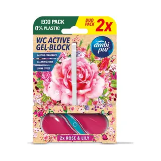 Ambi Pur Wc-Aktivator Rose&Lily Duo