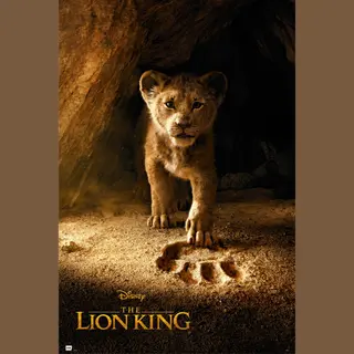 Grupo Erik - Disney The Lion King Simba Action Poster - Woondecoratie, Wanddecoratie, Decoratieve Poster
