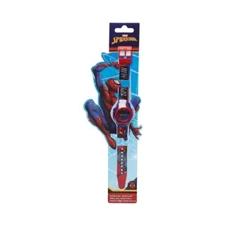 Spiderman, Armbanduhr, Euromic, Blau, (Digitaluhr, 30 mm)