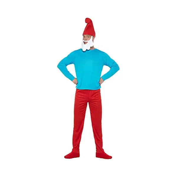 Funidelia | Grote Smurfen Kostuum Voor Heren, The Smurfs & Cartoons - Kostuum Voor Volwassenen En Accessoires Voor Halloween, Carnaval En Feesten. - thumbnail