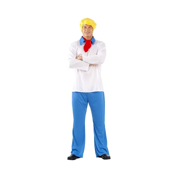 Funidelia Fred Kostuum Voor Mannen - Scooby Doo - Maat, Standaard thumbnail