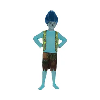 Funidelia Takkenkostuum - Trolls 3 - Voor Jongens - Maat, 107 - 113 Cm