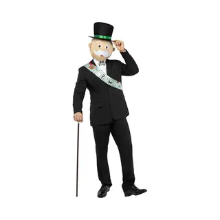 Funidelia Monopoly Kostuum Voor Vrouwen En Mannen - Zwart