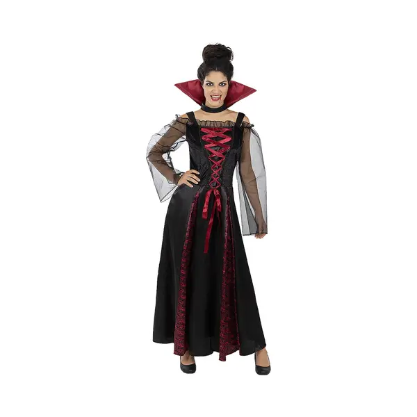 Funidelia | Vampier Kostuum Voor Voor Vrouwen - Halloween, Horror, Dracula, Vampire - Kostuum Voor Volwassenen Accessoire Verkleedkleding En thumbnail