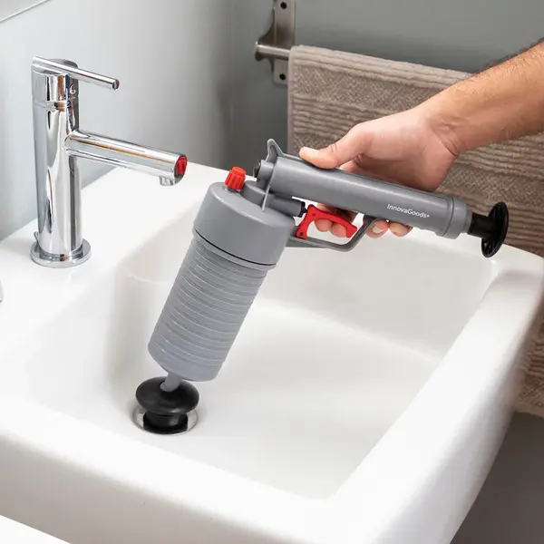 Universelle Pressluftpistole Zur Abflussreiniung, Mit Adaptern Klingun Innovagoods thumbnail