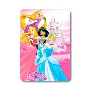 Disney Princess Fleecedeken - Assepoester, Doornroosje, Jasmine En Rapunzel