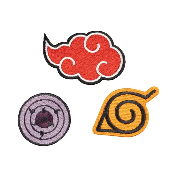 Naruto Set Of 3 Patch Multicolor thumbnail