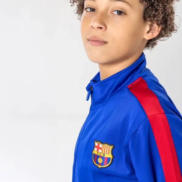 Fcb Fc Barcelona Trainingsanzug Blau Für Kinder - Größe 128/8 Jahre - Barca Trainingsanzug Kids - Offizielles Produkt thumbnail