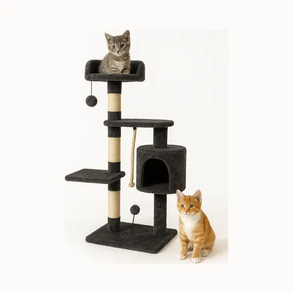 Mobiclinic, Krabpaal, Model Silvestre, Katten Krabpaal, Kattenboom Medium, Klimmen, 3 Hoogtes, Europees Merk, Met Platforms En Schuilplaatsen, thumbnail