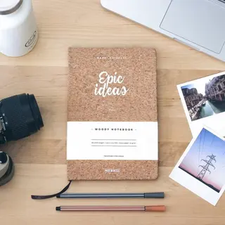 Craenen Woody Schriftje A5 Kurk Epic Ideas