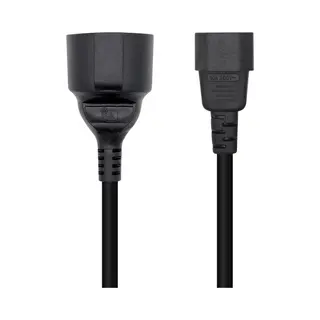 Aisens A132-0467 electriciteitssnoer Zwart 0,25 m C14 stekker CEE7/7