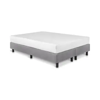 Nessa® Boxspring Student Basic Lichtgrijs - 120x190 Cm - Pocket Matras 7-zones