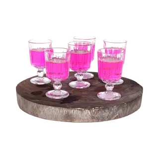 Alessandro Shotglaasjes Milan - 6x Stuks - Glas - 60 Ml - Borrelglazen - Likeurglazen