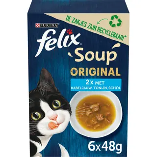 8x Felix Soup Vis Selectie 6 X 48 Gr