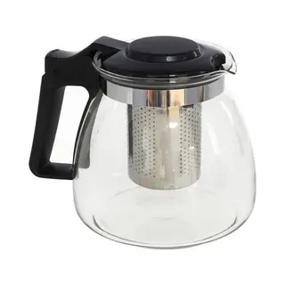 Gerimport Theepot Met Filter - 900 Ml - Glas - Infuser - 17 Cm