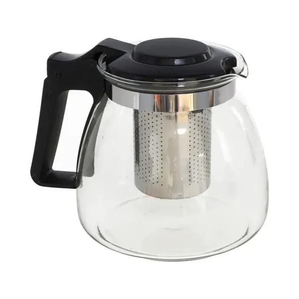 Gerimport Theepot Met Filter - 900 Ml - Glas - Infuser - 17 Cm thumbnail