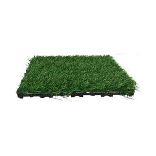 Gerimport Vlondertegel Kunstgras - Groen - Kunststof - 30 X 30 Cm - Tuintegel