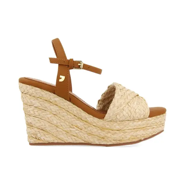 Gioseppo Allkaj Damen Sandalen Mit Keilabsatz, Natur, 38 Eu thumbnail