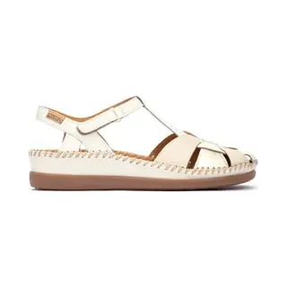 Pikolinos Dames Leren Sandalen Cadaques W8k, Wit., 38 Eu