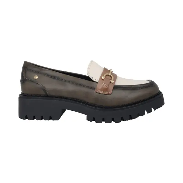 Pikolinos Für Damen. 655-0732C5 Braune P.Vallarta Ledersandalen (42), Beige, Wohnung, Klettverschluss, Lässig thumbnail