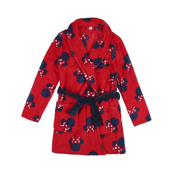 Disney Minnie Mouse Badjas In Coral Fleece - Rood - 8 Jaar thumbnail