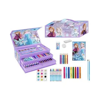 Cerdá Life's Little Moments Frozen Schilderset Koffer – Bevat Markers En Kleurpotloden, Tekenboek, Schrijfwarenaccessoires Voor Kinderen