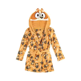 Cerdá Life's Little Moments Bluey Badjas Kinderen – Bingo Ochtendjas Met Capuchon Jongens & Meisjes – Fleece