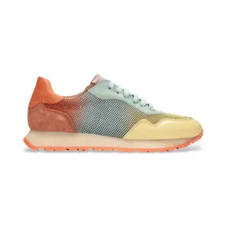 Hispanitas Für Damen. CHV253812 Leder Turnschuhe Kansas Mehrfarbig (39), Wohnung, Schnürsenkel, Lässig
