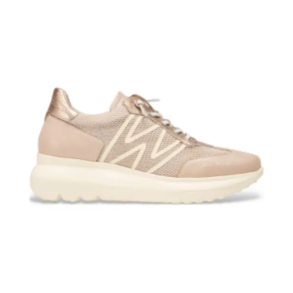 Wonders For Woman. A-4001 Azure Nude Trainers (38), Leather, 3 To 5 Cm, Laces, Casual thumbnail