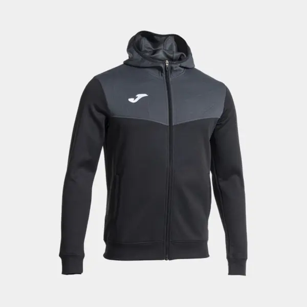 Joma Campus Street Sweatshirt Met Rits Zwart L Man thumbnail