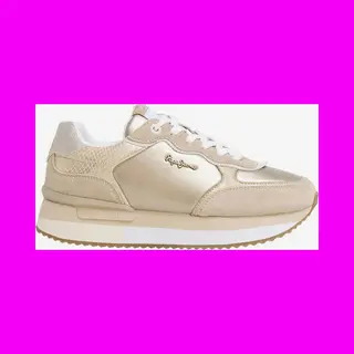 Pepe Jeans Rusper Shine Gouden Leren Pantoffels
