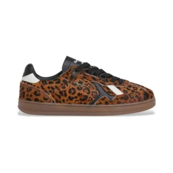 Pepe Jeans For Woman. PLS000013 Trainers Ball Print Brown (37), Flat, Laces, Casual, Animal Print thumbnail