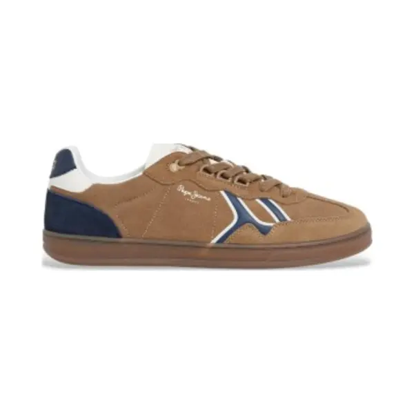 Pepe Jeansvoor Mannen. PMS000009 Trainingsballenmix Bruin (41), Leer, Plat, Veters, Casual thumbnail