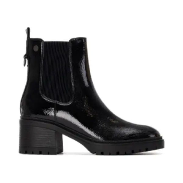 Xti Für Damen. 14427701-Negro Stiefelette 144277 Schwarz (41), 3 Bis 5 Cm, Reißverschluss, Lässig thumbnail