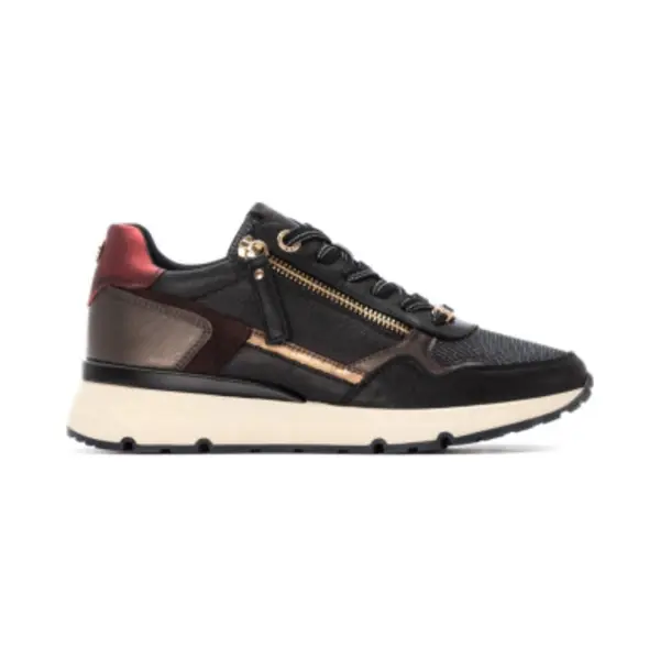 Carmela Für Damen. 16251702-Negro Leder-Turnschuhe 162517 Schwarz (38), Wohnung, Schnürsenkel, Lässig thumbnail