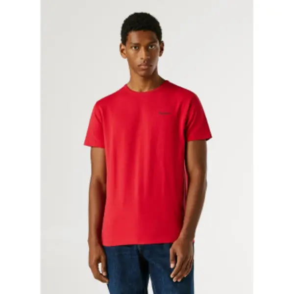 Pepe Jeans Für Herren. PM5010180 Original Basic-T-Shirt 3N Rot (S), Lässig, Baumwolle, Kurzarm thumbnail