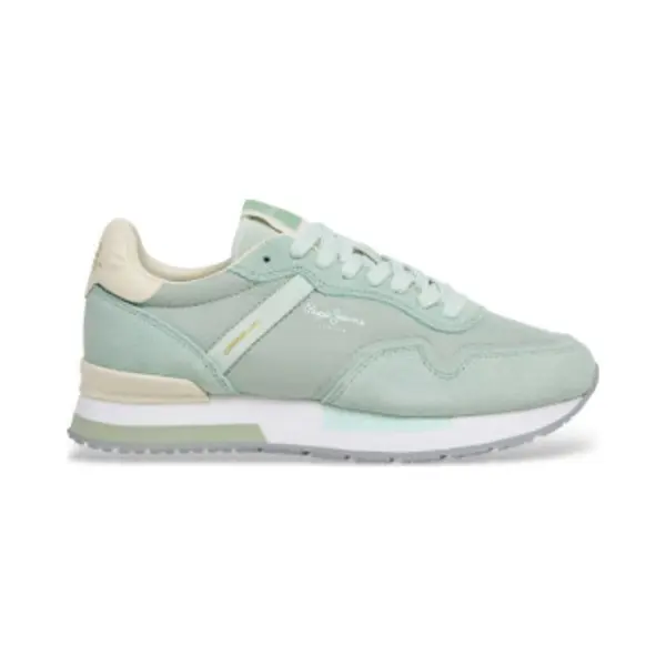 Pepe Jeans For Woman. PLS400033 Shoes Hailon Basic Green (37), Flat, Laces, Casual thumbnail
