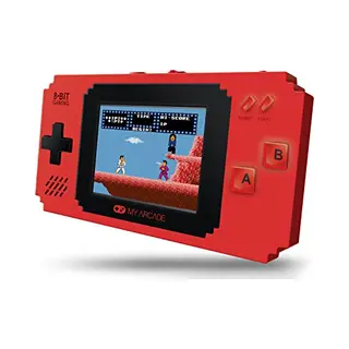 My Arcade Pixel Player draagbare game console 6,98 cm (2.75") Zwart, Rood