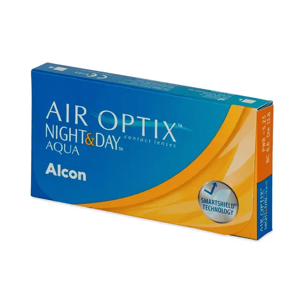 Air Optix Night & Day Aqua Monatslinsen Weich | 3 Stück | Bc 8.4 Mm | Dia 13.8 Mm | -00.00 Dioptrien thumbnail