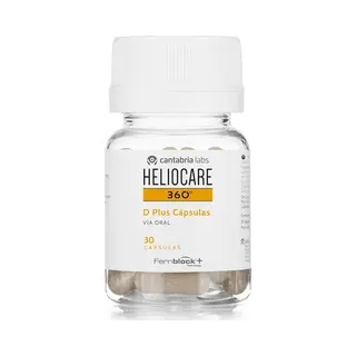 Cantabria Labs Cantabria, Heliocare 360Âº D Plus, Vitamin D, Sunscreen, Supplements, 30 Pcs