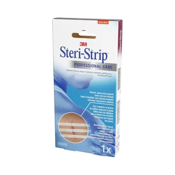 Parasanteonline 3M Steri-Strip Sutures Adhésives 10 X 6 Mm X 100mm thumbnail