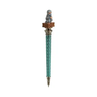 The Noble Collection Fantastic Beasts Demiguise Pen - 8in (21cm) Mini Sculpture Atop Ballpoint Pen - Officially Licensed Fantastic Beasts Film Set