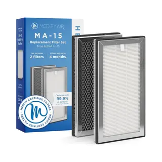 Medify Air Ma-15R Luftreiniger, Carbon, Weiß, 1