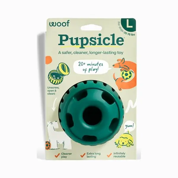 Woof Pupsicle, Groß, 11, 3–34 Kg, Langlebiges Hundespielzeug, Um Ihren Welpen Abgelenkt Zu Halten, Sicher Für Hunde, Leicht Zu Reinigen, thumbnail